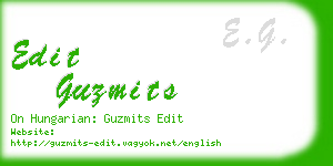 edit guzmits business card